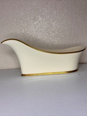 Lenox Ivory Gold Eternal Pattern Bone China Wine Caddy